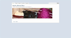 Desktop Screenshot of knits-bits-and-pics.com
